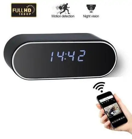 Logic Hidden Camera Alarm Clock