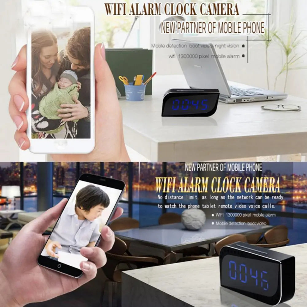 Logic Hidden Camera Alarm Clock